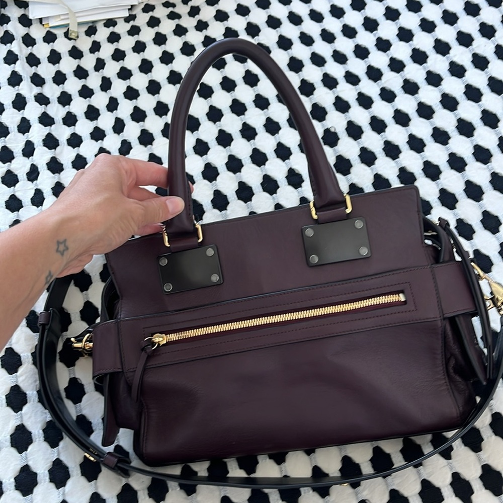 Rag & Bone Pilot Crossbody Bag in Bordeaux - Picture 5 of 16